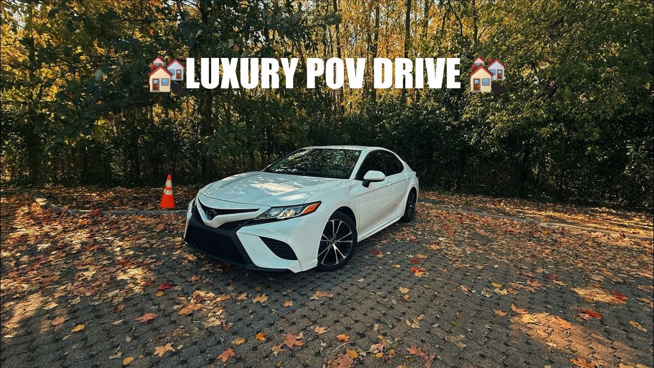 POV DRIVE~ I took my Toyota Camry SE to the suburbs (4K HDR) 😱