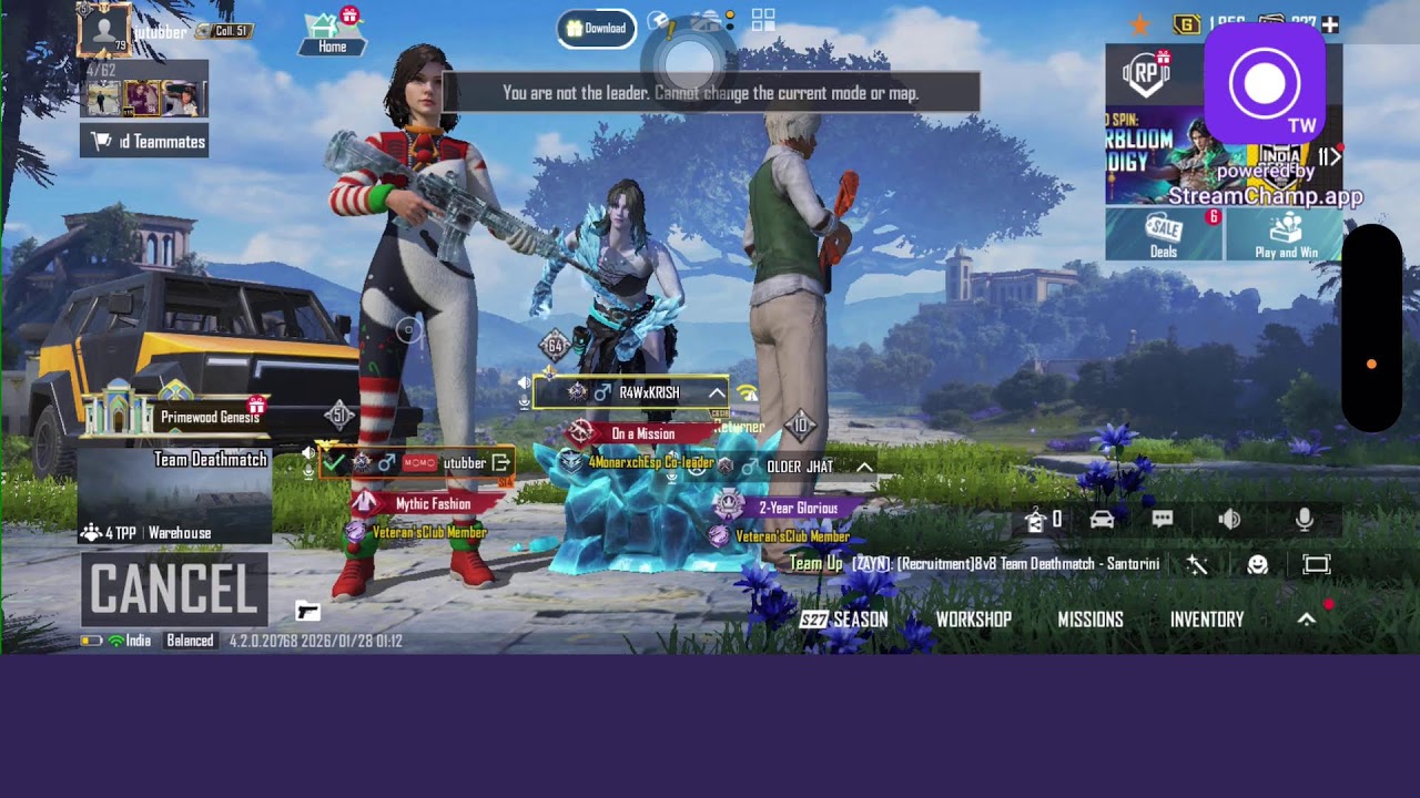 Ladleeee ! Meowwwww ! Ghop! GHOP! Ghop!🤍! #bgmi/#pubg |JUTUBERISLIVE