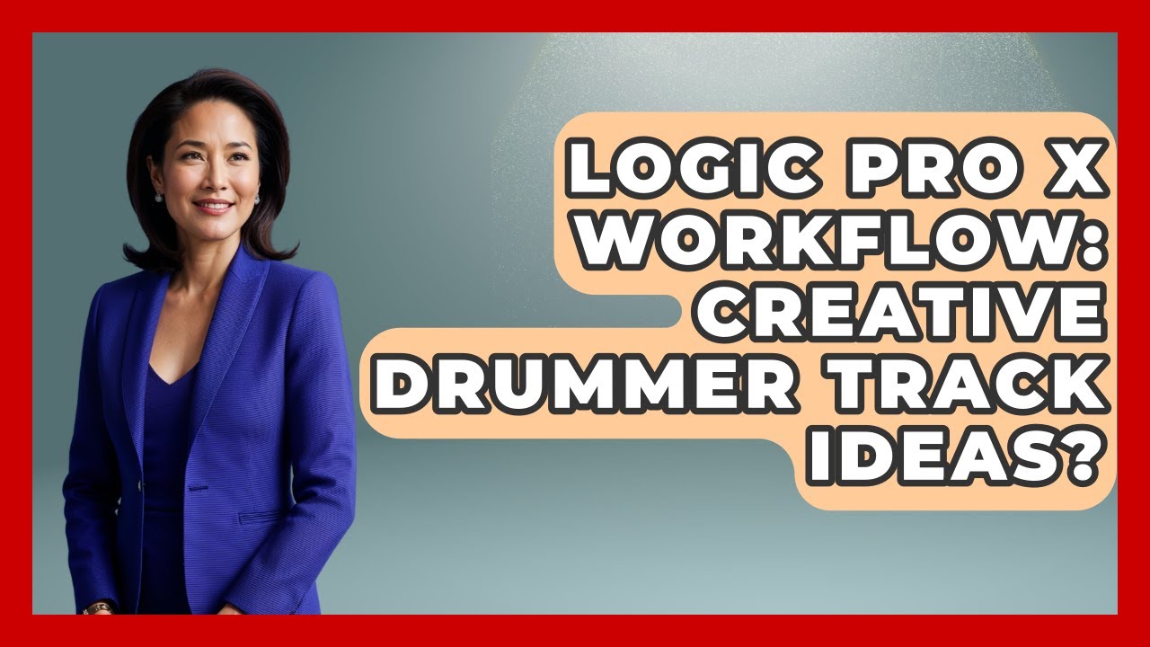 Logic Pro X Workflow: Creative Drummer Track Ideas? - Music Producer Mastery