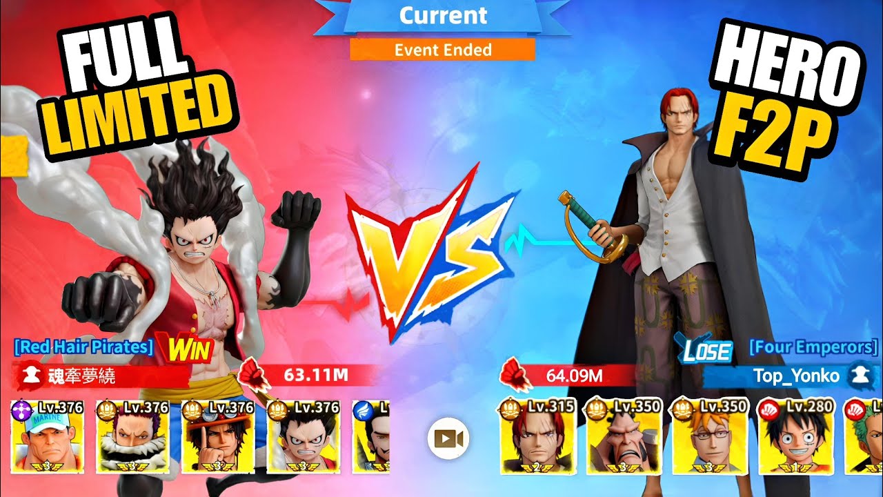 BATTLE TOP SULTAN PALING SERU! CP 64M vs 63M FULL HERO LIMITED - OP SAILING KINGDOM