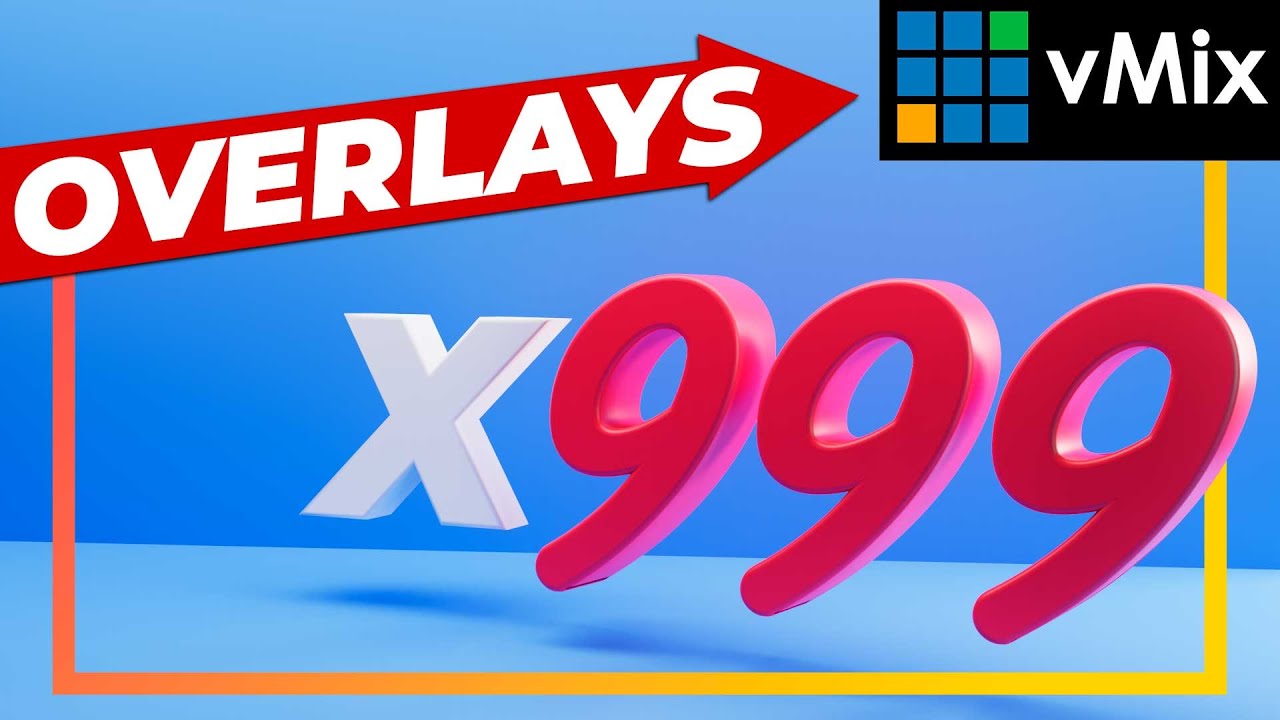 Así puedes AÑADIR + OVERLAYS en vMix | Truco para SUPERAR el LÍMITE de 4 overlays