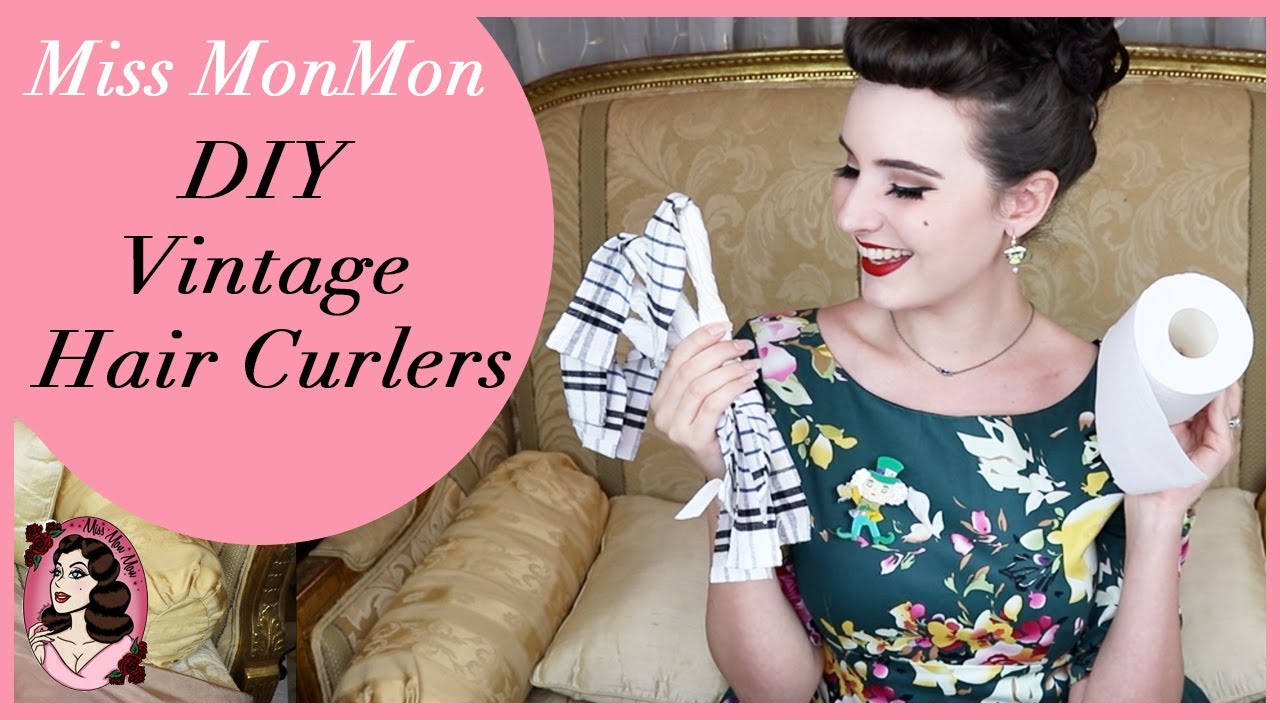 DIY Vintage Hair Curlers - Rag and Toilet Paper Rollers for the Budget Pinup