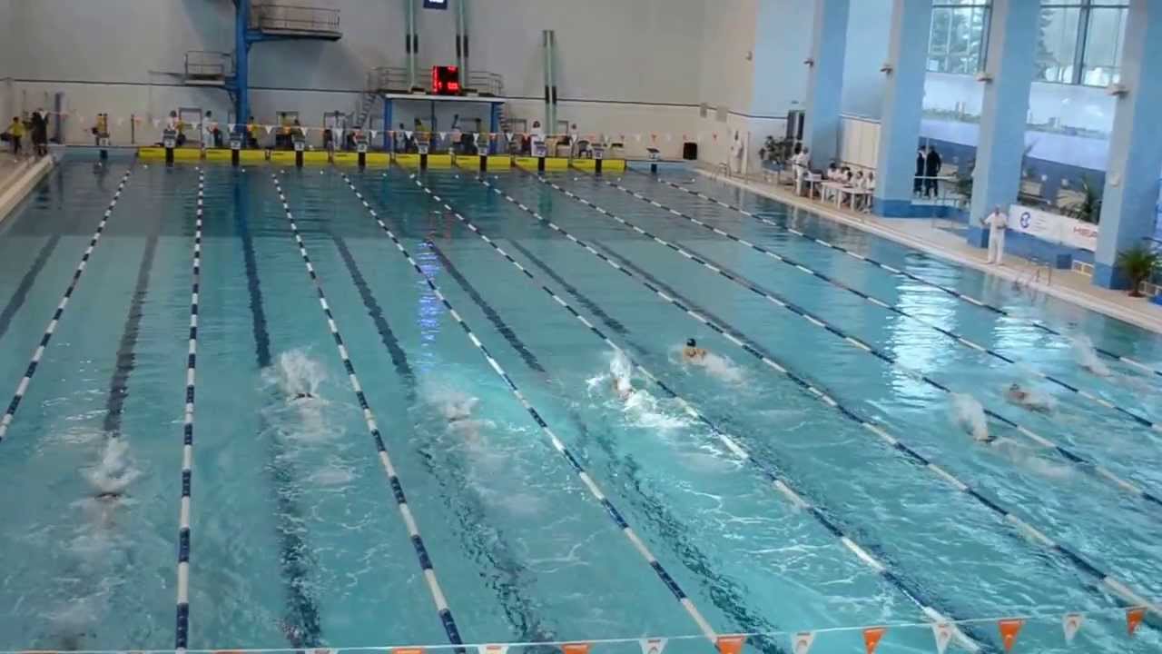 Girl's 100 m fly 3rd race Energy Standard Cup 2013 Dnipropetrovs'k