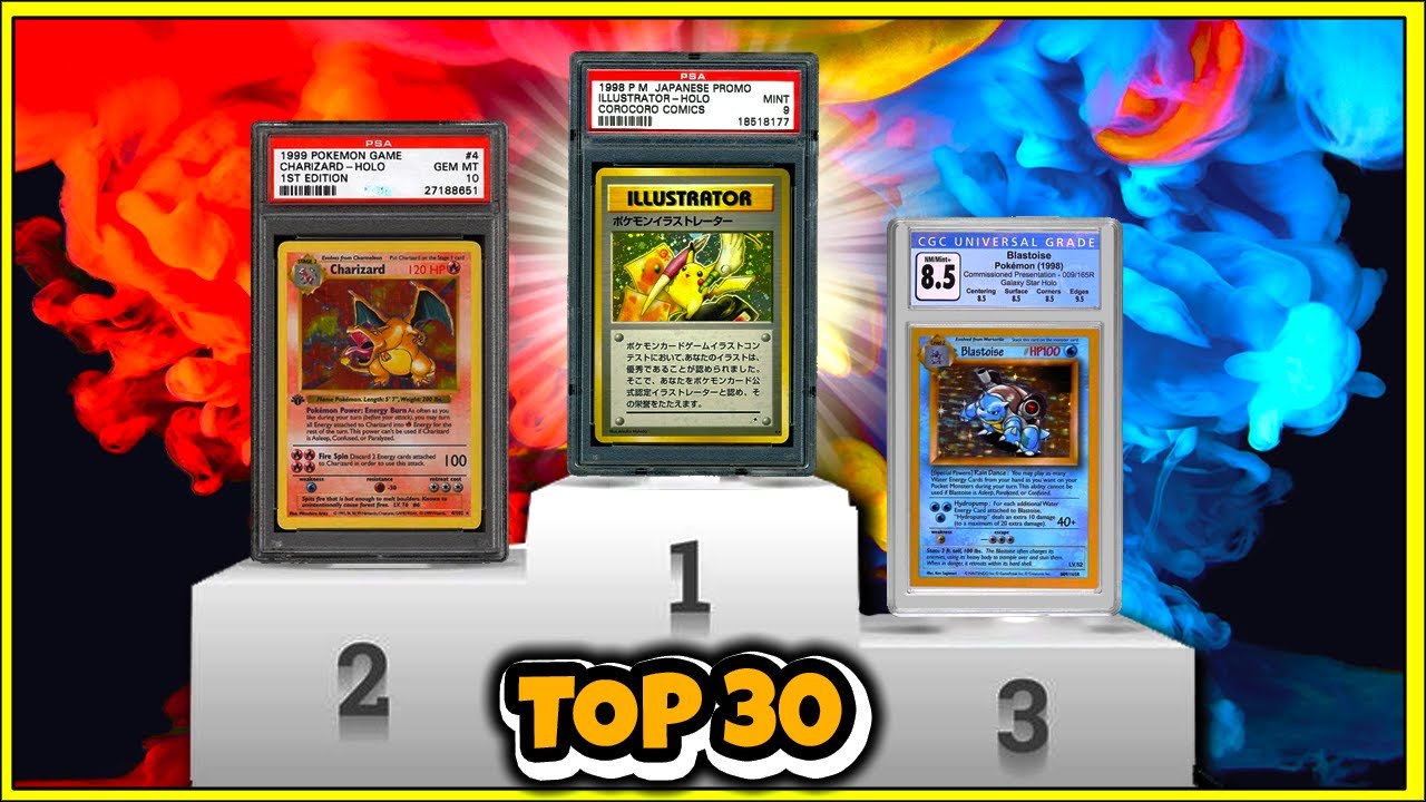 Las CARTAS MAS CARAS DE POKEMON de la HISTORIA 2022✔️ LA INFORMACION MAS EXCACTA (100 %)✔️