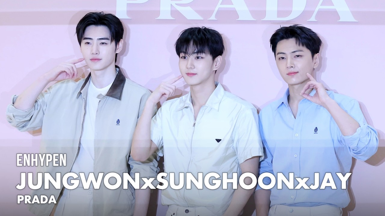 정원·성훈·제이(엔하이픈), 이억즈 미모 실화냐 | ENHYPEN JUNGWON SUNGHOON JAY PRADA