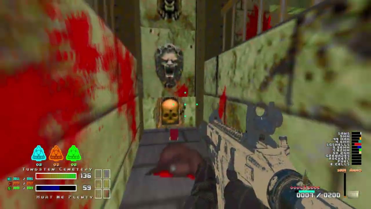 Testing Vapour Doom + Avulsion (map 1 - 3 100% secrets)