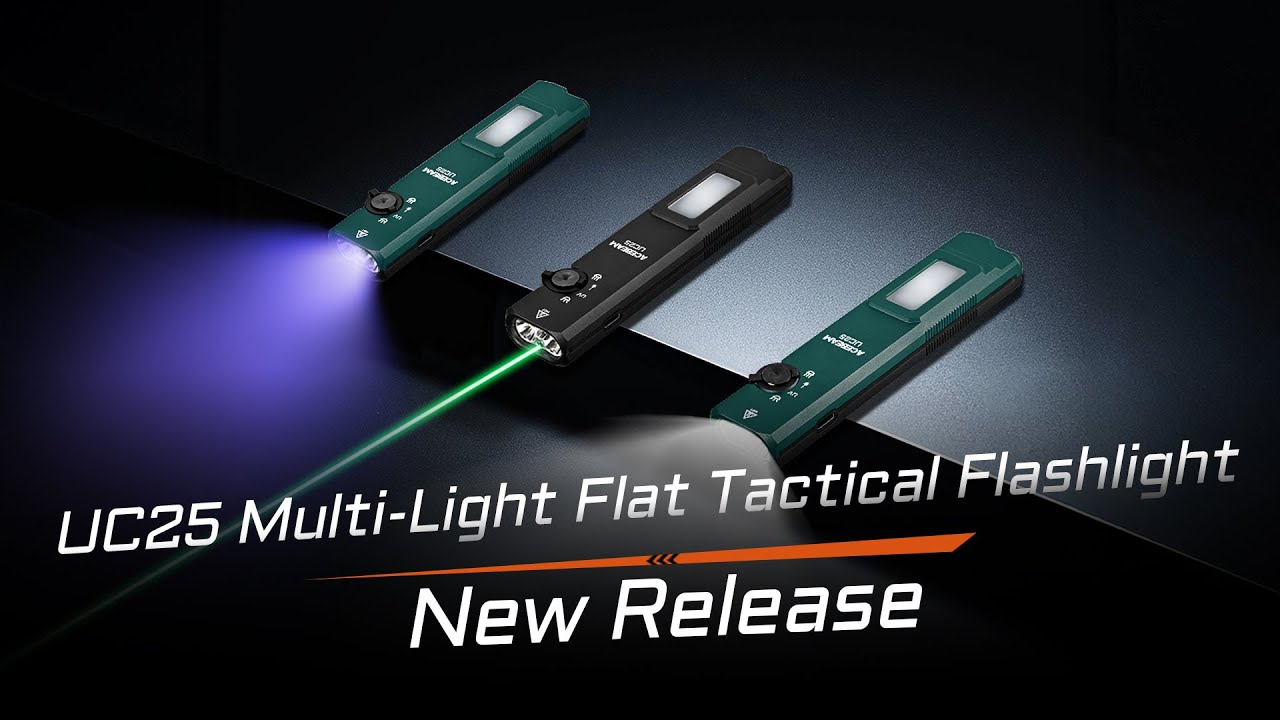 New Release: ACEBEAM UC25 Multi-Light Tactical EDC Flashlight