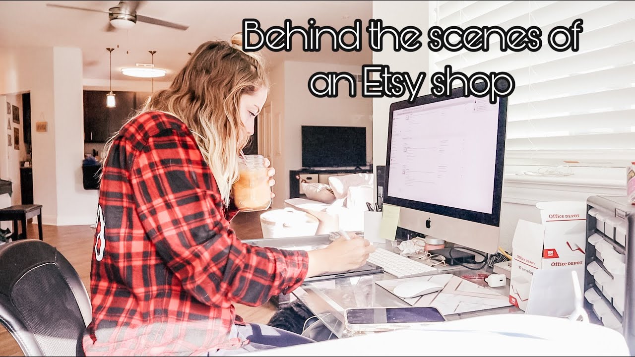 A day in the life of an Etsy shop owner | Packaging orders