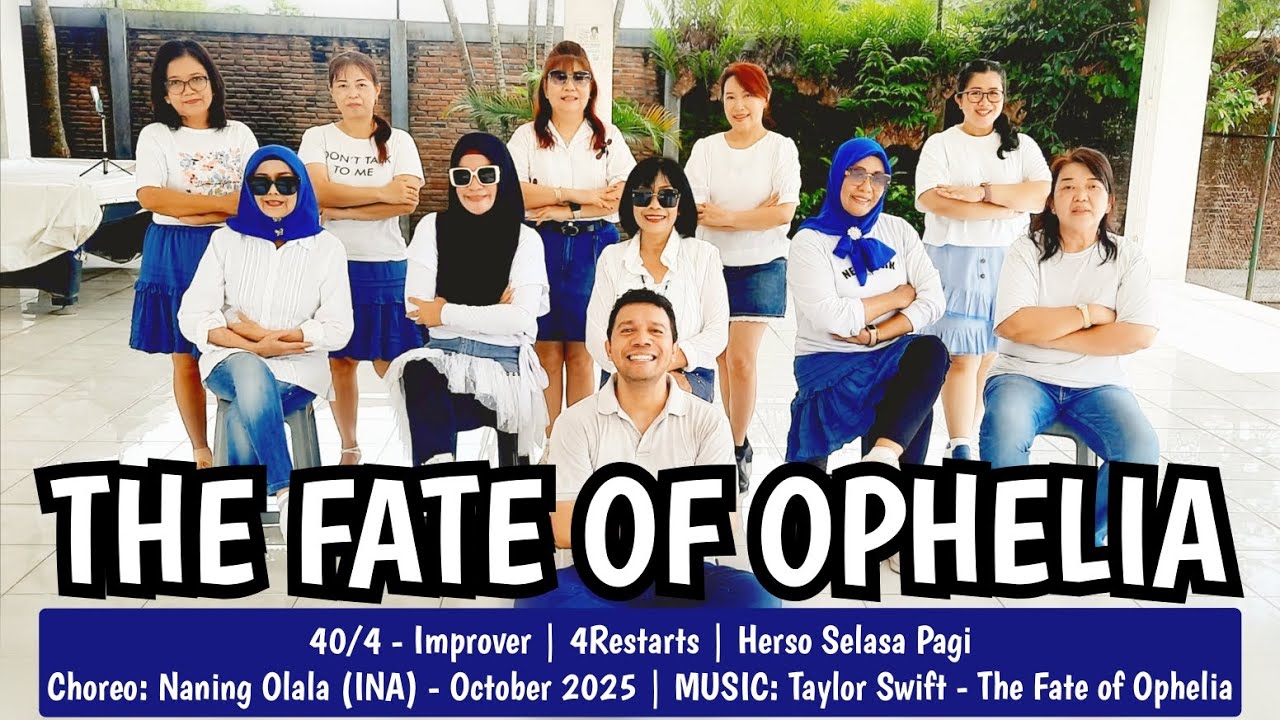 The Fate of Ophelia Line Dance | Improver | 
