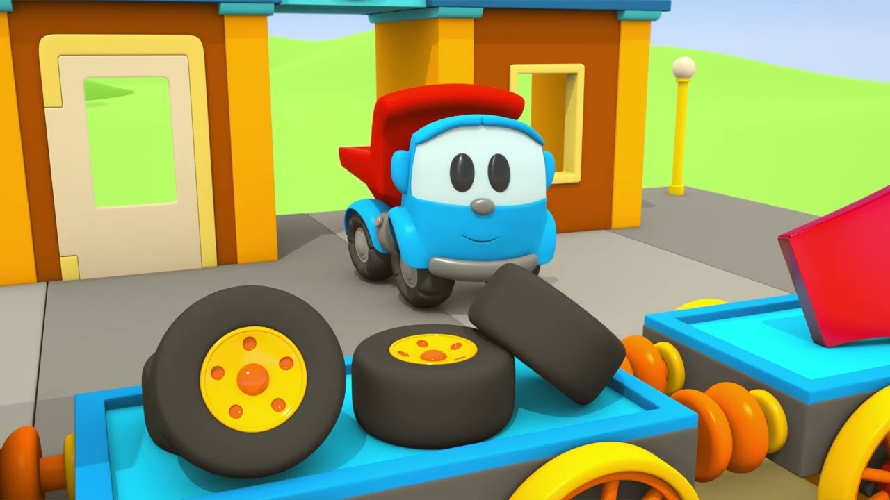 🌟🚚🛠️ Compilation cartoni animati per bambini | Animali e Fattoria con Leo e le Macchinine 🐴🐮🐶