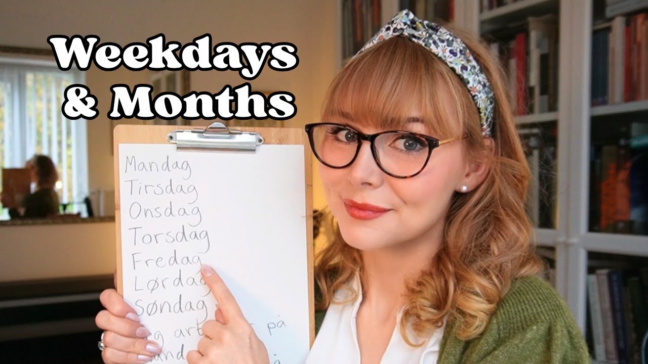 ASMR Danish Lesson | Learn Weekdays, Months & Sentences | Soft Spoken Teacher Roleplay