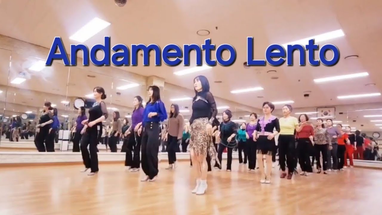 Линейный танец Andamento Lento #Лунный линейный клуб #Линейный танец Чон Миён #Выход 3 станции Хв...