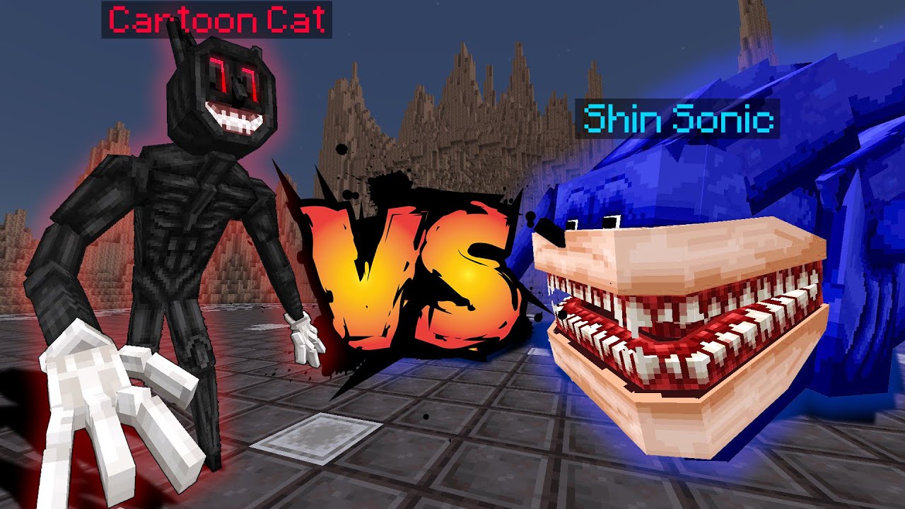 Cartoon Cat Đối Đầu Với SHIN SONIC Final Form Trong Minecraft
