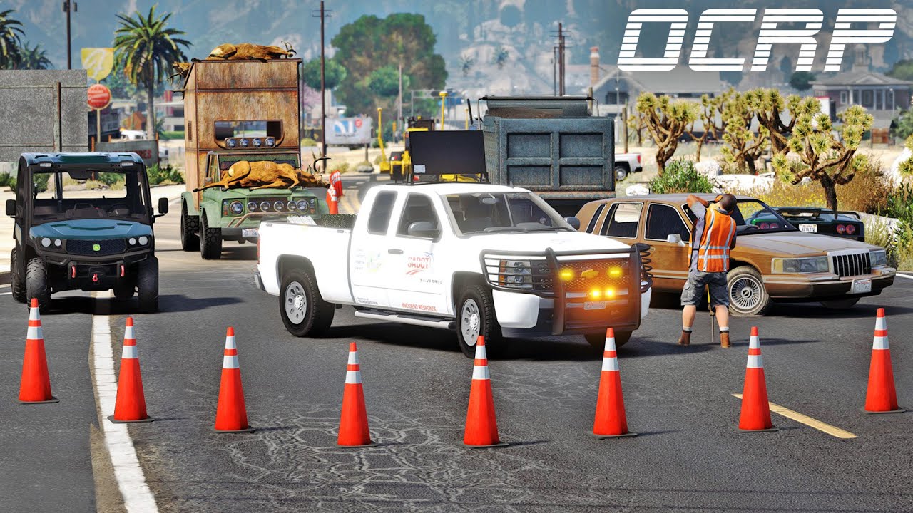 Hilarious Road Construction Prank | GTA 5 RP
