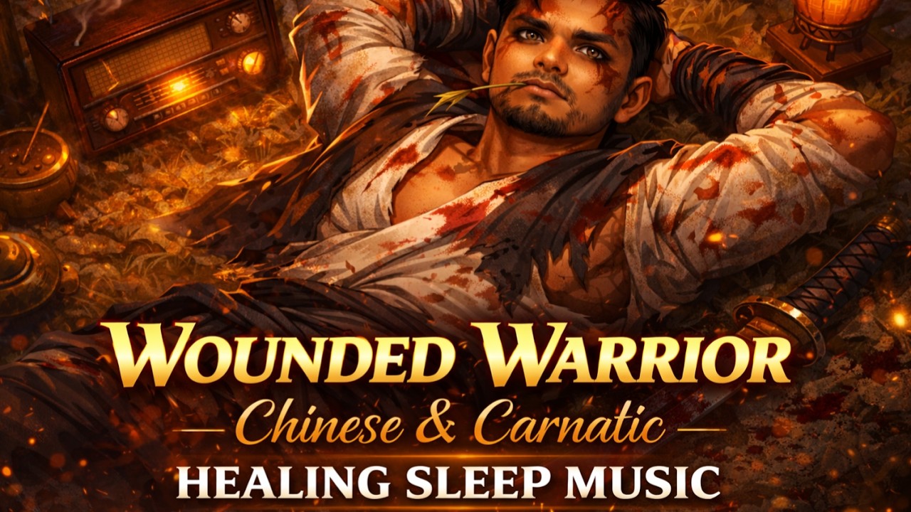Wounded Warrior – Chinese & Carnatic Healing Sleep Music | Deep Relaxation, Meditation | #soothing