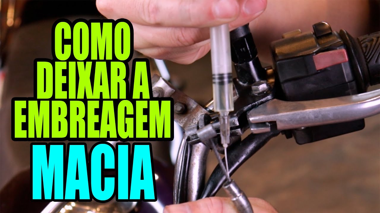 Como lubrificar o cabo e manete de embreagem?