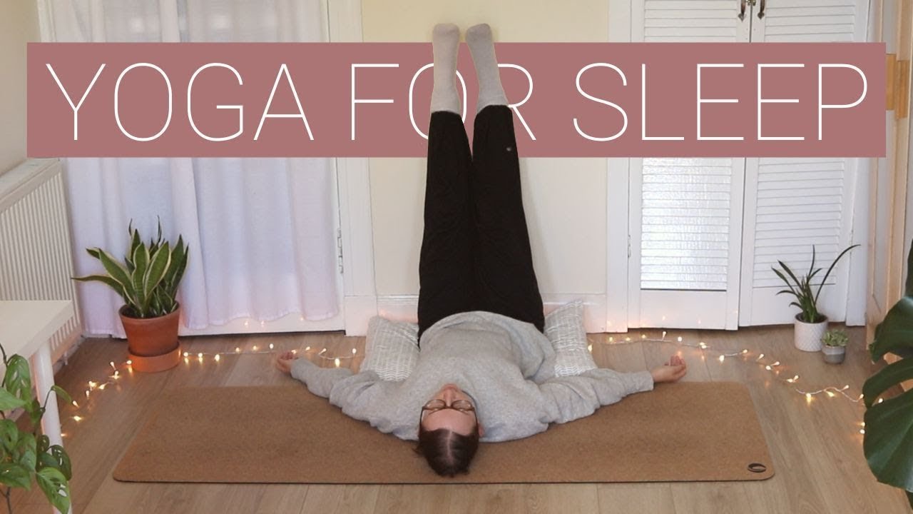 Yoga for Sleep - restorative yoga before bed
