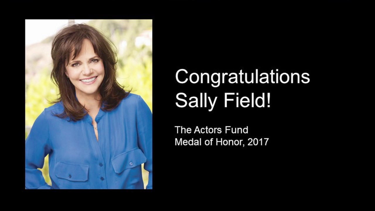 Matthew Rhys presents Sally Field with The Actors Fund Medal of Honor