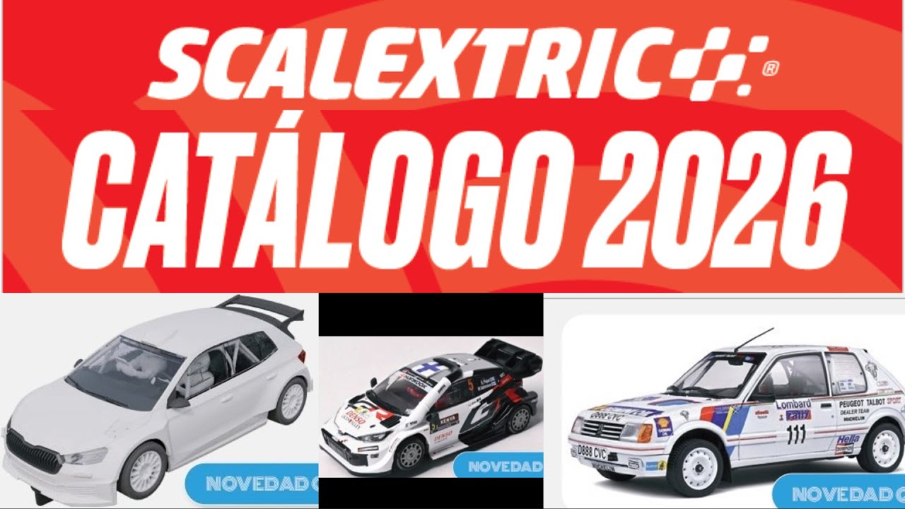 Catálogo completo Scalextric- SCX  2026