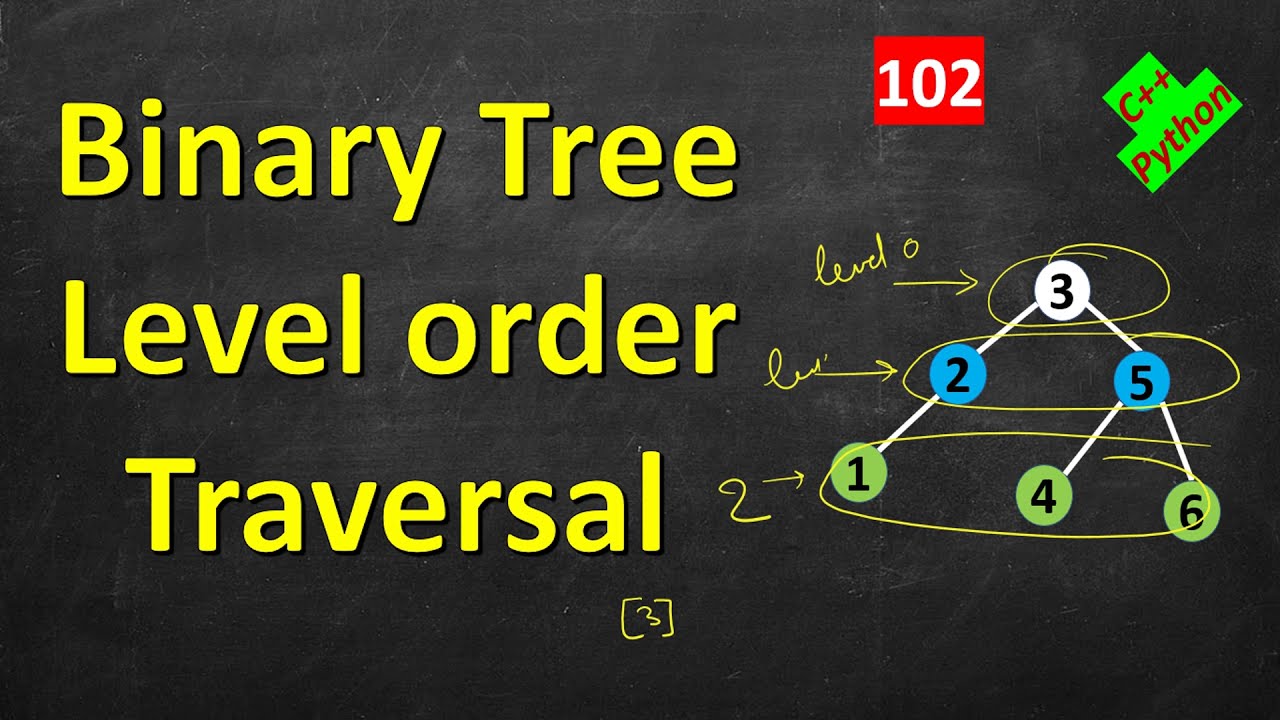 Binary Tree Level Order Traversal | LeetCode 102 | C++, Python