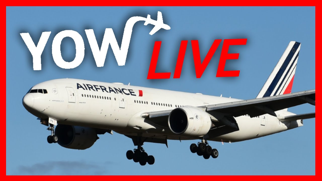 🔴LIVE Sunny Plane Spotting at CYOW! | Heavies & ATC