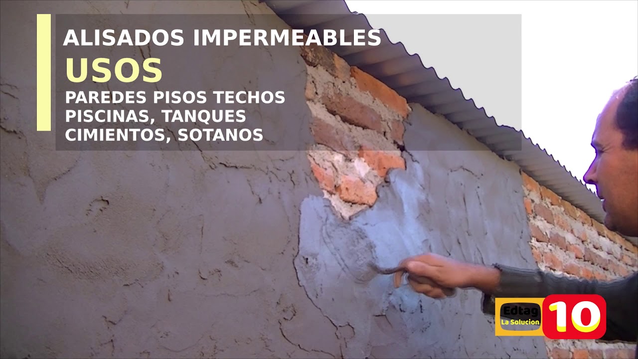 Como hacer cemento impermeable