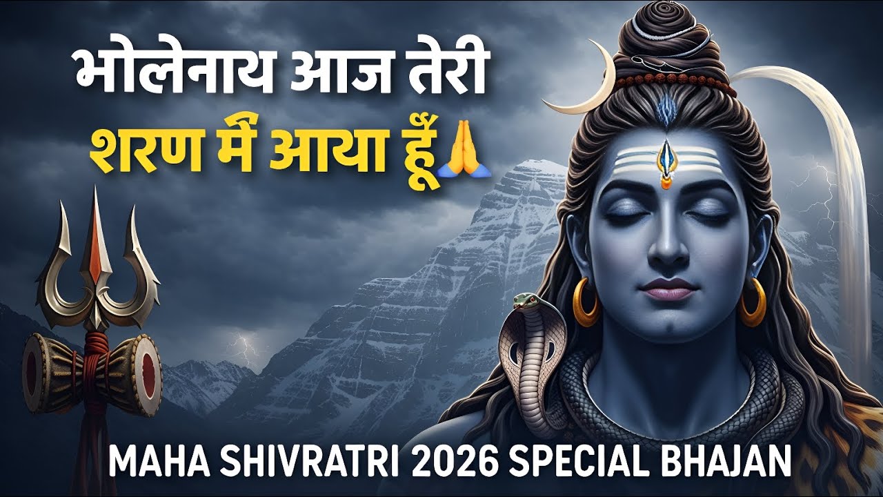 🔱 भोलेनाथ आज तेरी शरण में आया हूँ 🙏 | Maha Shivratri 2026 Special Bhajan | Har Har Mahadev Song 