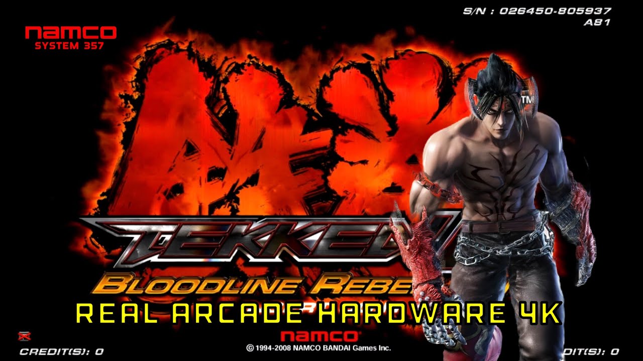 Tekken 6 Bloodline Rebellion Namco System 357 Devil Jin 4K 60FPS