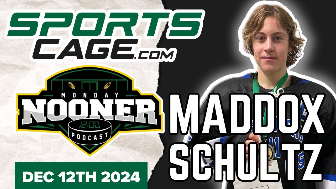The SportsCage: Maddox Schultz Predicted Top 2025 WHL draft pick and his father Dave Full Interview