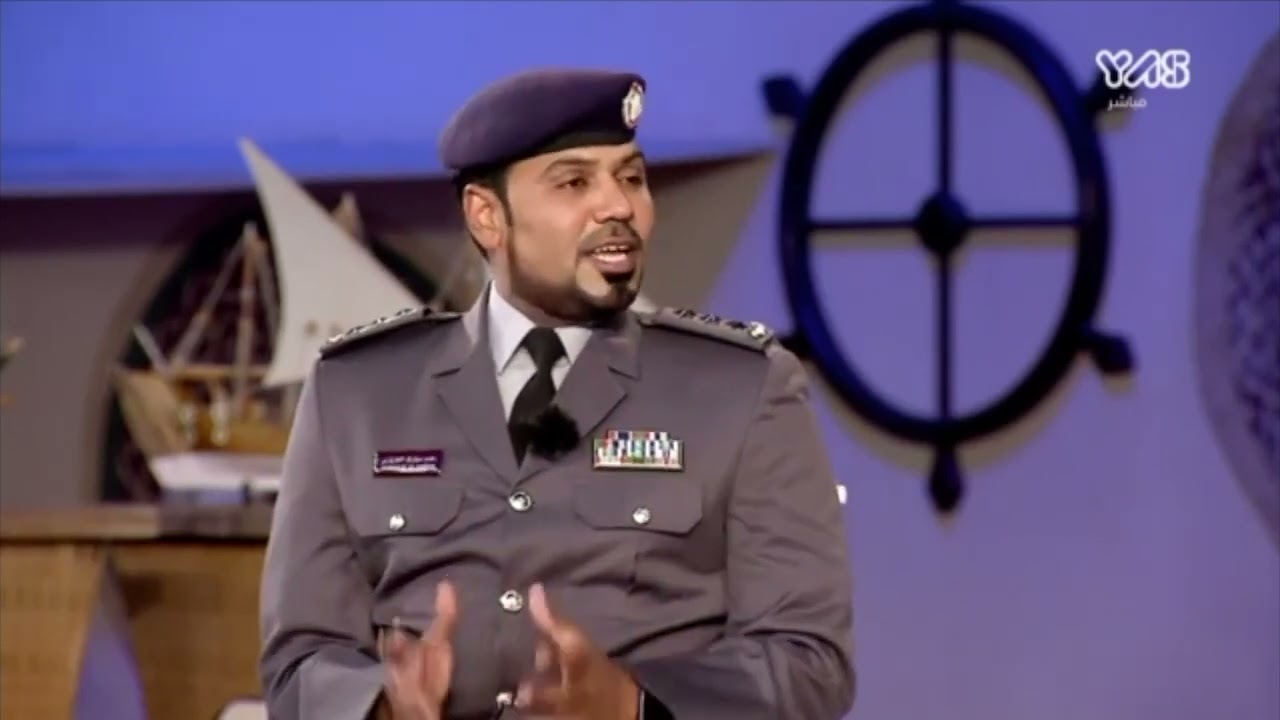. عبر أستديو #مهرجان_الشيخ_زايد بقناة ياس لقاء مع النقيب حمد مبارك العزيزي