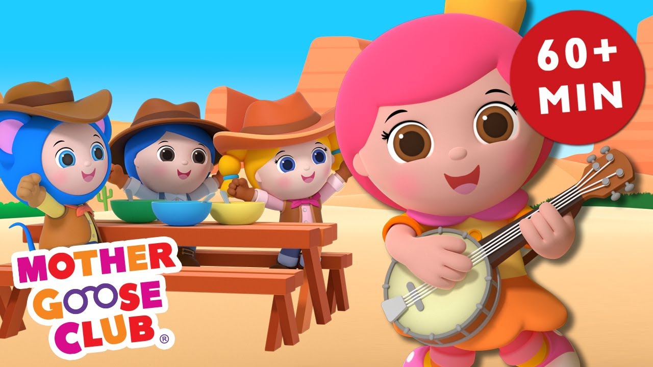 I've Been Working on the Railroad + More | Mother Goose Club Cartoons #NurseryRhymes