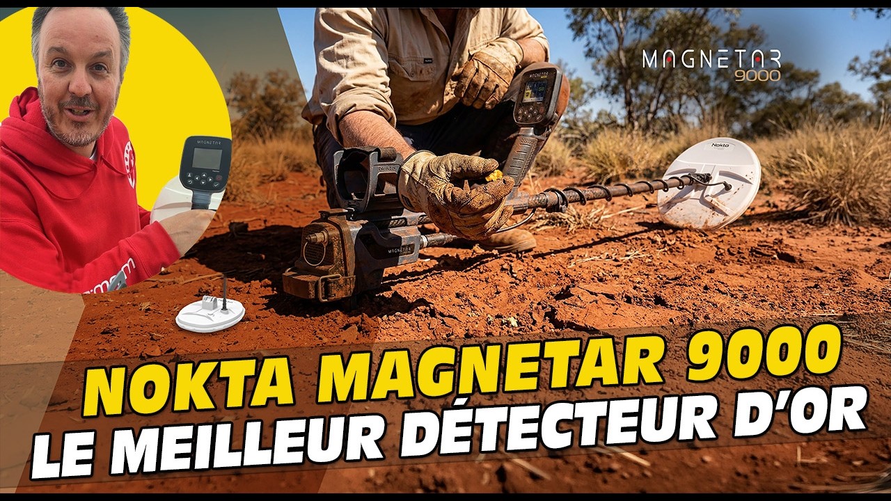Nokta MAGNETAR 9000: le meilleur detecteur d&rsquo;or du marche ! Lefouilleur expedie dans toute l&rsquo;Afrique