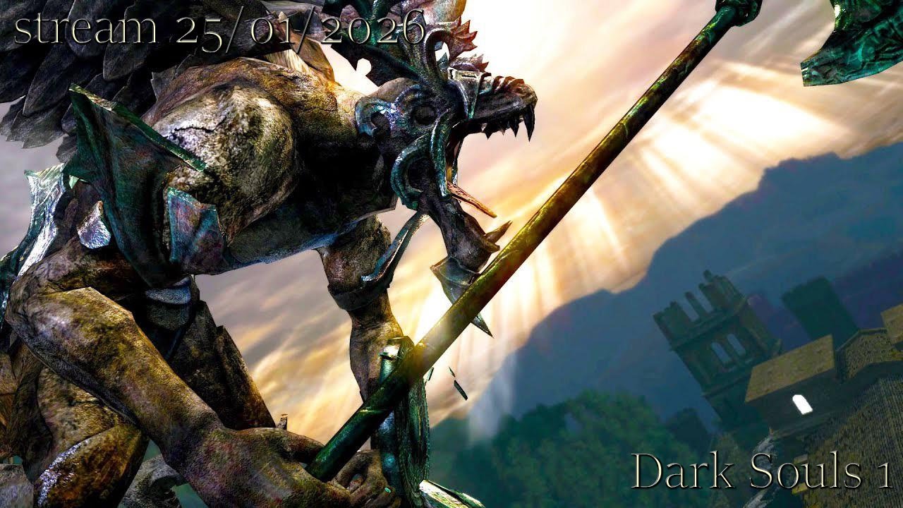 Dark Souls 1 Remastered - This dagger run isn't going well... (stream 25/01/2026)