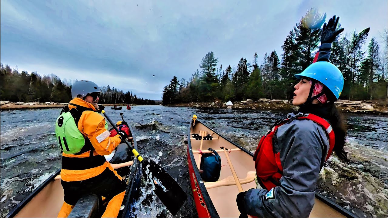 White Water Canoe Trip - Magaguadavic River in High Water!