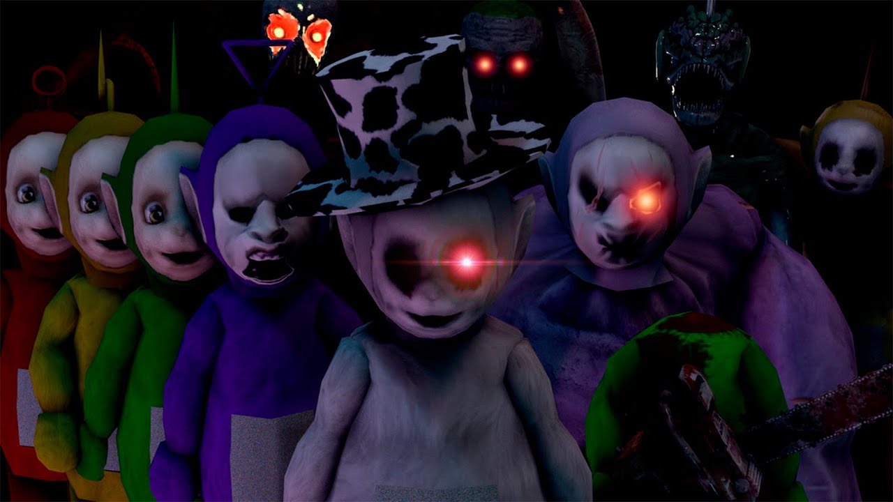 Slendytubbies 3 solo survival + no-hit Tinky Winky boss gameplay NO commentary