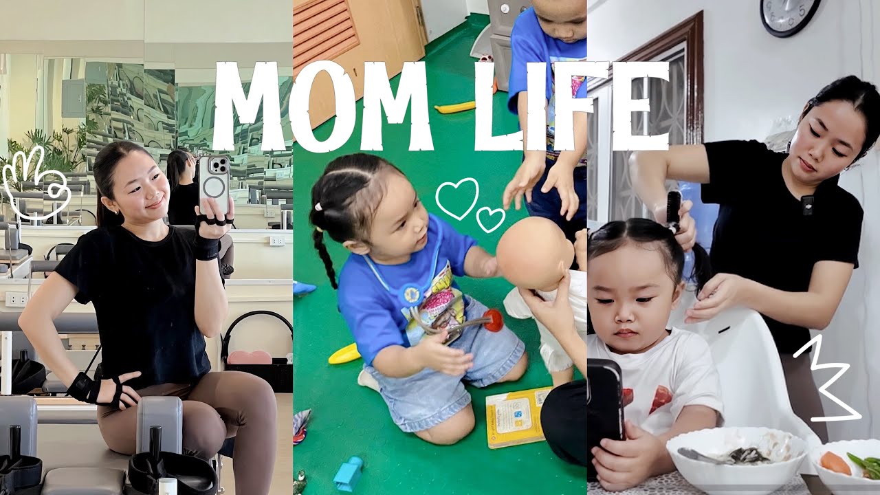 VLOG: ⛅️ mornings, pilates, playschool ✏️