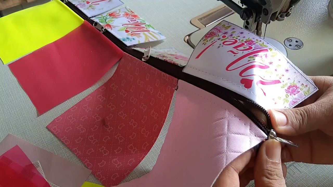 Porta moedas simples / produção / aproveitando retalhos