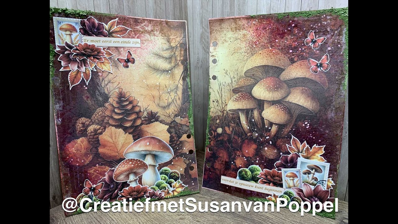 CollageArt Herfstchallenge 2025 bij Hobbyvision; Opdracht 4 + gratis  download (28-9-25)