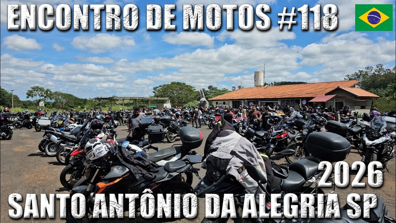 🇧🇷 Encontro de Motos 118 - Santo Antônio da Alegria SP Brasil 2026 | Evento 02 - Bar do Hélio