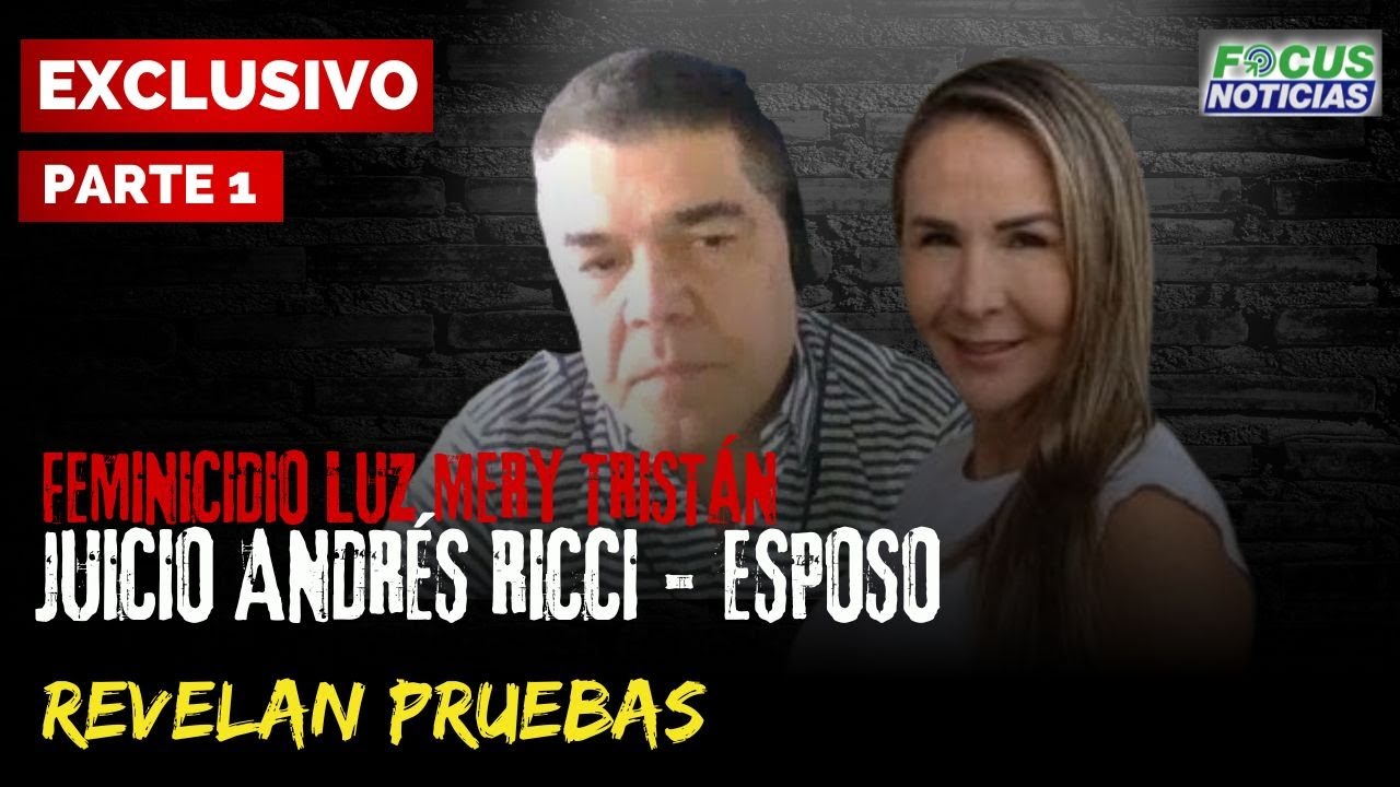 EN VIVO | Audiencia ANDRÉS RICCI Caso FEMINICIDIO LUZ MERY TRISTÁN Revelan PRUEBAS #FocusNoticias