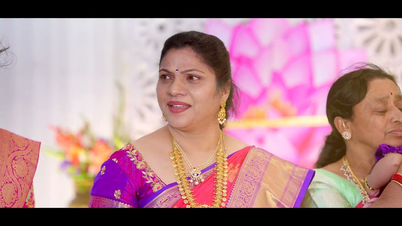 Nihara Karthika Reddy Cradle Ceremony 4k Video