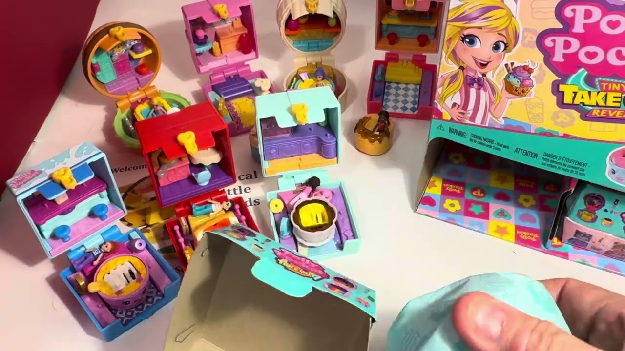 Opening the Newly Arrived 2025 Polly Pocket Tiny Takeout Reveal Series 2