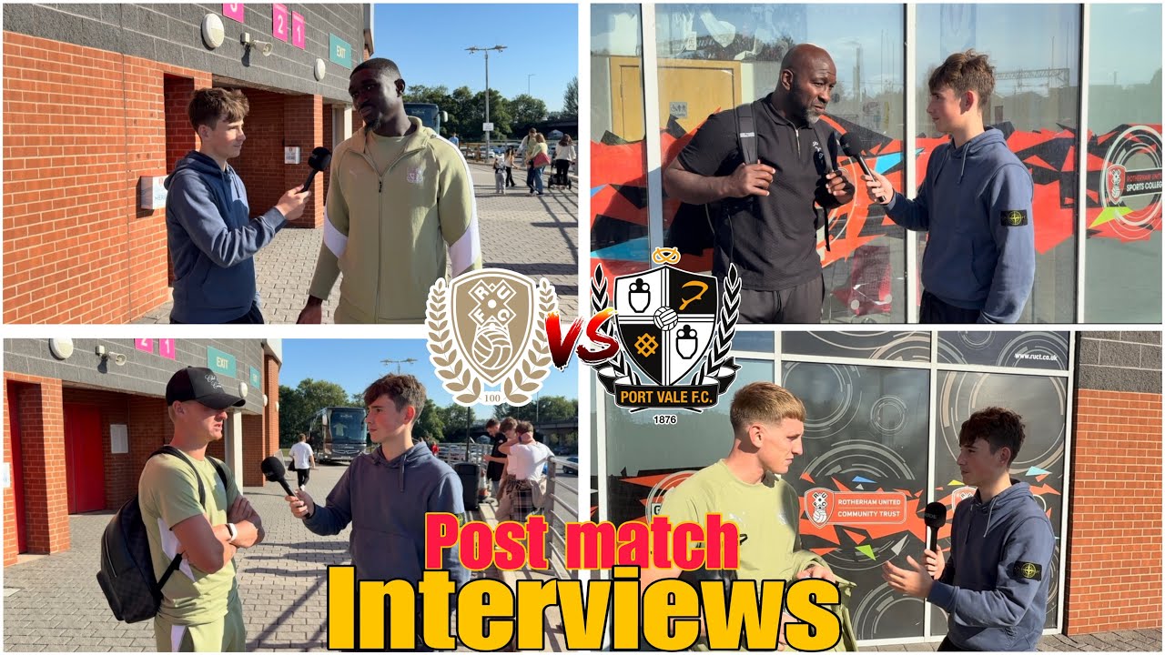 Post match interview after opening day defeat | Debrah , Curtis , Byers , Darren Moore | AB7
