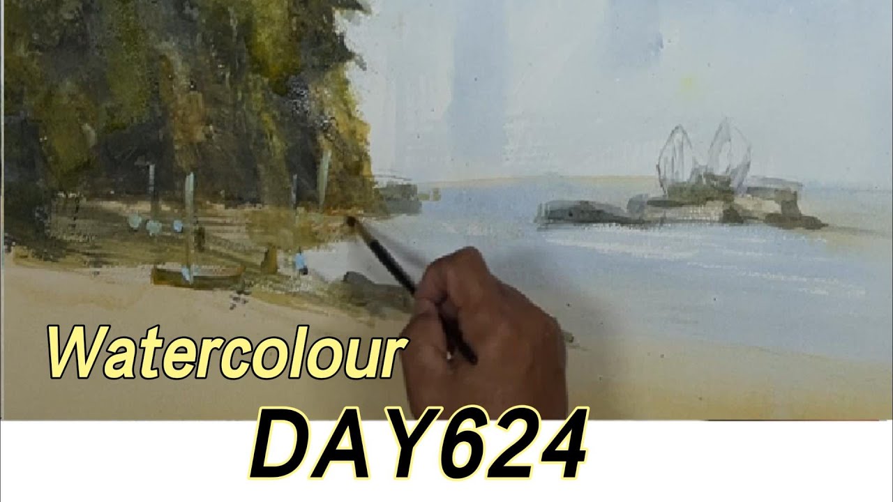 Soft Coastal Light “Watercolour DAY624”