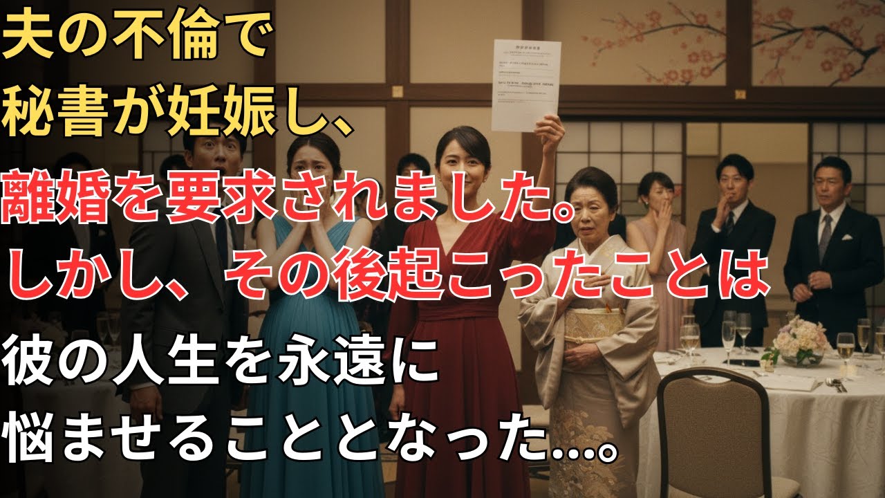 不倫、妊娠、そして突然の離婚要求――だが彼は知らなかった。その代償が一生続くことを…😮