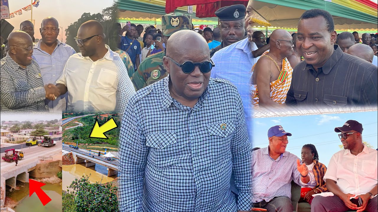 President Nana Akuffo Addo Commissions the Atafoa-Owabi River Bridge in the Ashanti Region😱