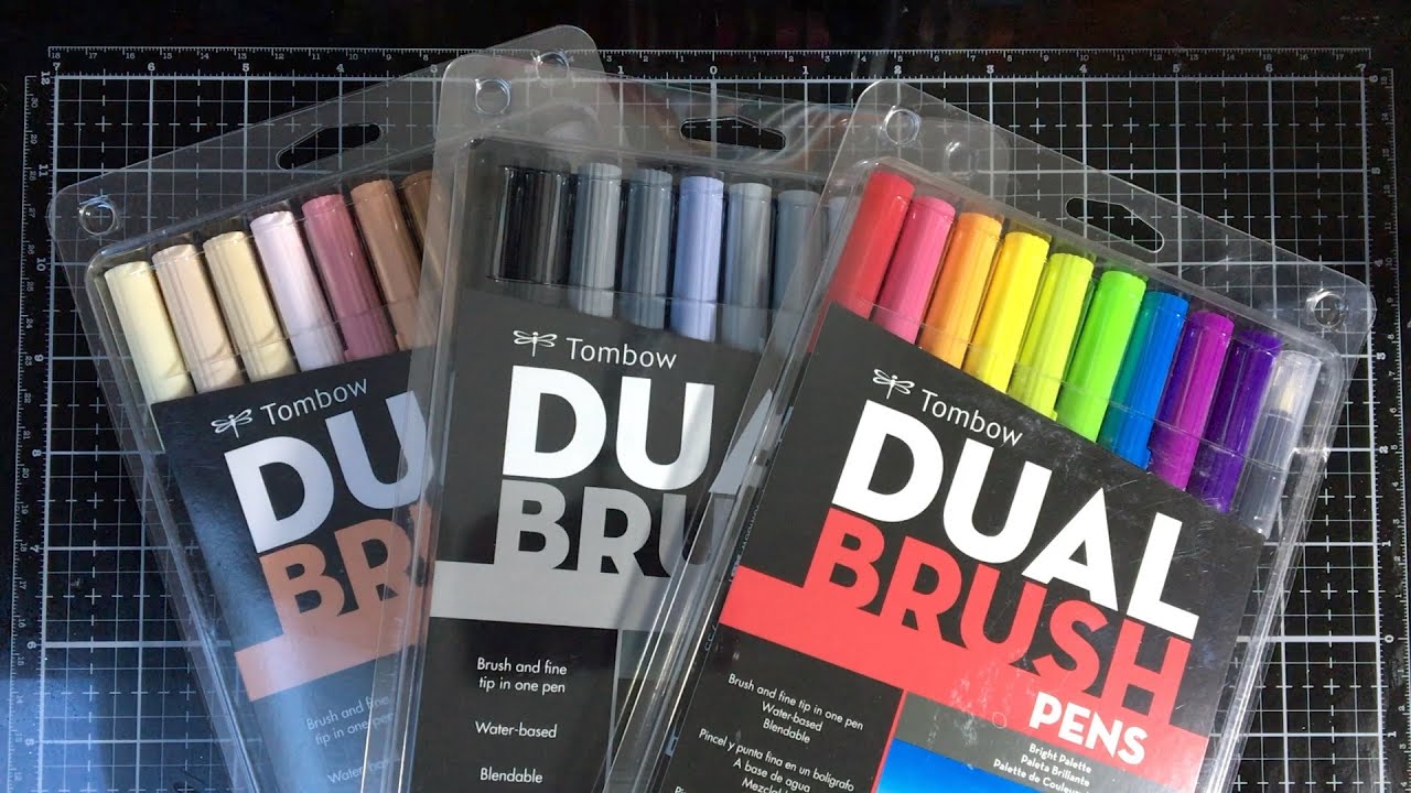 Coloring with Tombow Dual Brush Marker Tips & Techniques