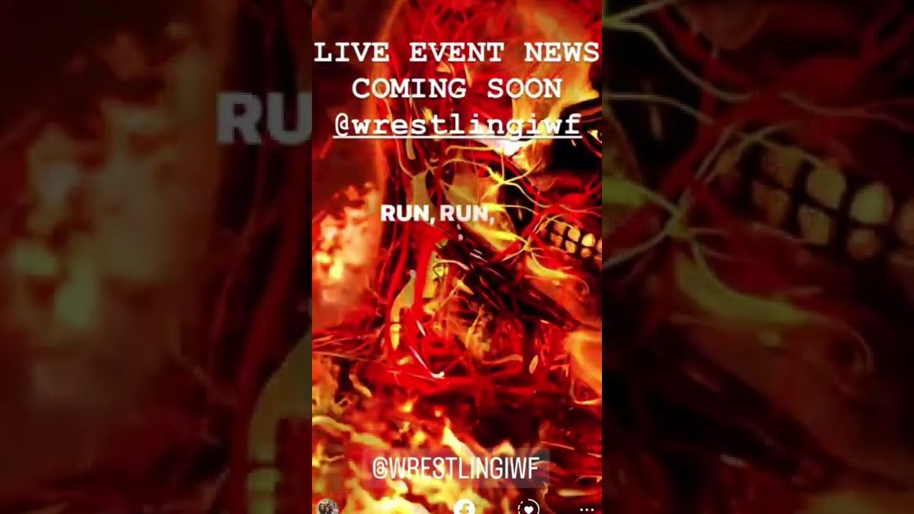 IWF Live Event News coming soon! 🔥