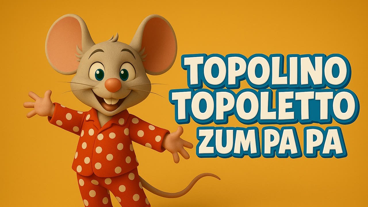 Topolino Topoletto Zum Pa Pa 🐭     🎶 | Canzoni per Bambini | Imparare Giocando