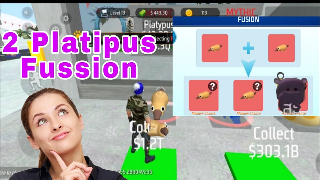 Two Platipus Fuseion Steal a Pet Free Fire😱